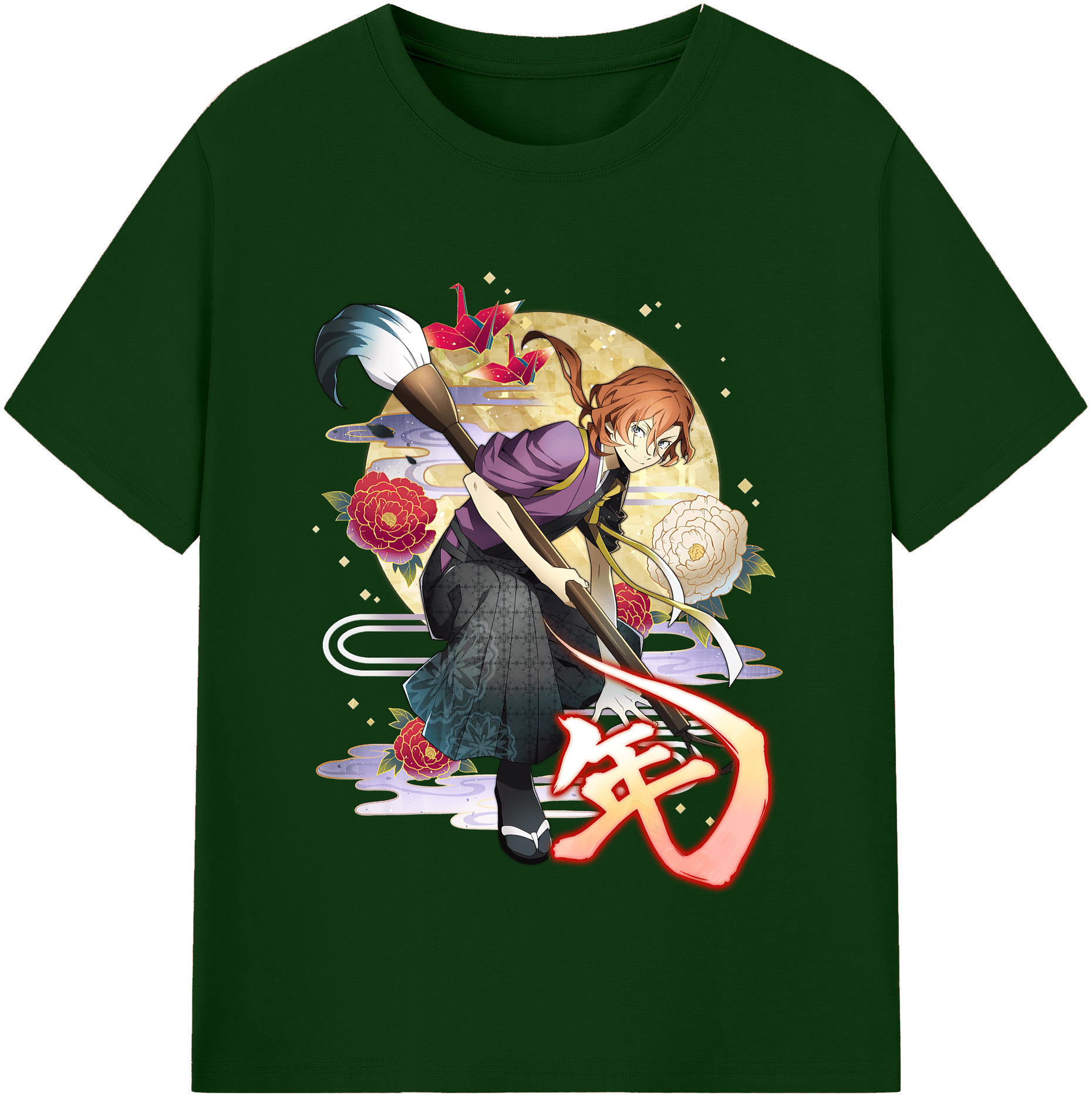 （画像用） 文豪ストレイドッグス Bungo Stray Dogs 綿100％半袖Tシャツ（フロントプリント）